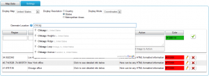 Interactive US map Settings
