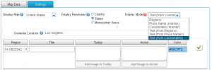 Text labels option