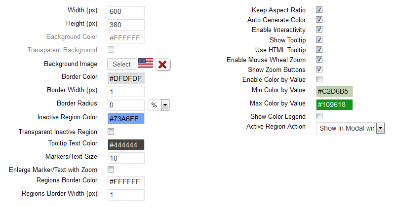 Background Image for map WordPress plugin
